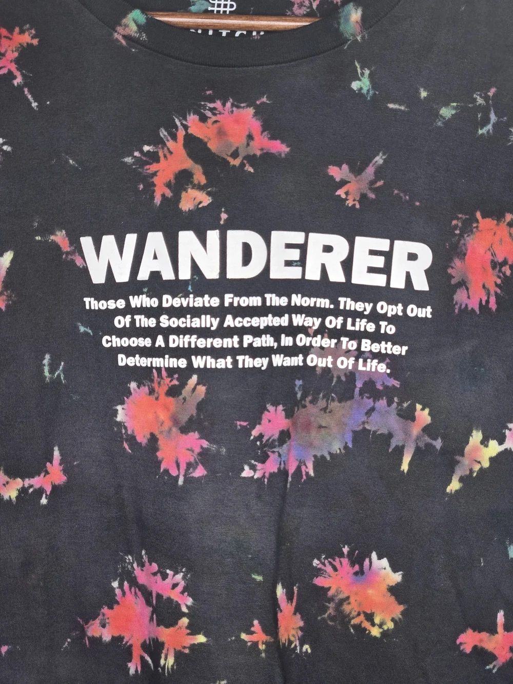 NWT SWITCH Remarkable Wanderer Tie Dye Streetwear Graphic T-Shirt Mens M
